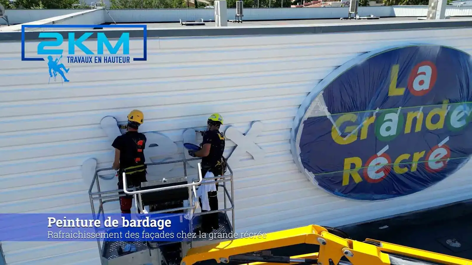 Peinture bardage La Grande Récré